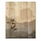 Designart - Minimalist Mountain Landscape At Sunset - Modern Print on Natural Pine Wood